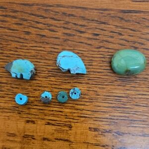 Zuni Bear Turquoise Beads